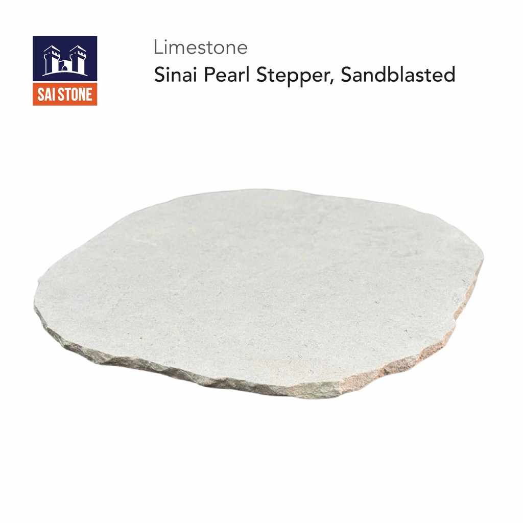 Sinai Pearl Diameter 600x600 steppers 20mm Sandblasted