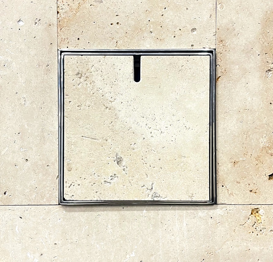 SAI Skimmer Lid Kit 342x342x20mm  (Stainless Steel without stone) (clearance)